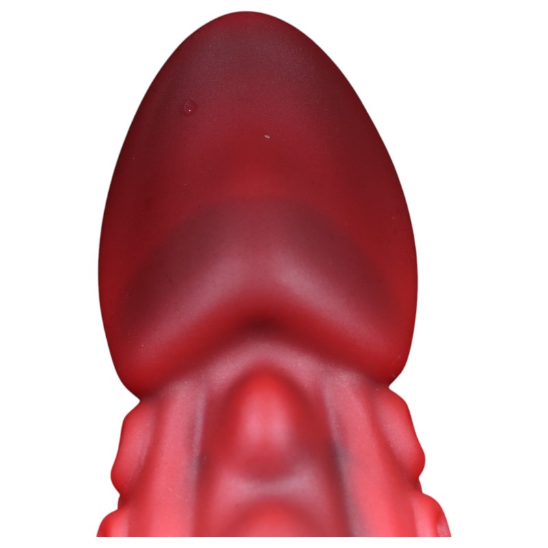 OgazR - polipkar dildó - 19 cm (piros) 134661 termék bemutató kép