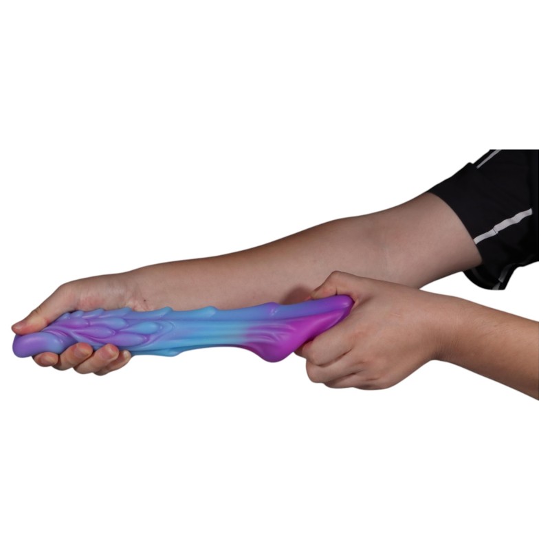 OgazR - világító sárkány dildó - 22 cm (lila-rózsaszín) 133786 termék bemutató kép