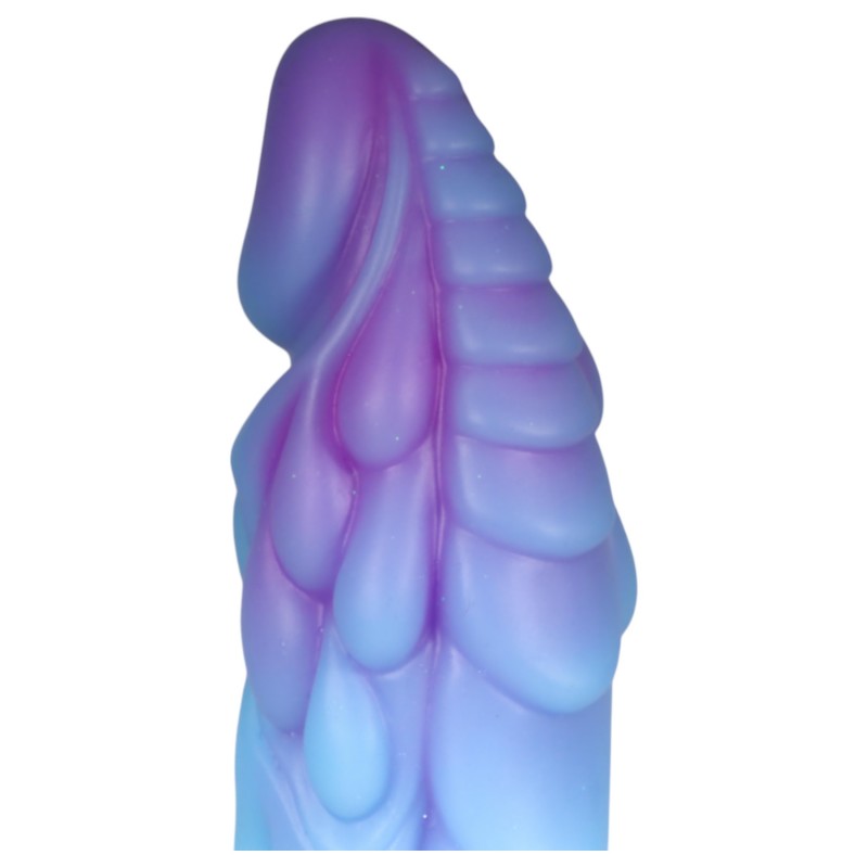 OgazR - világító sárkány dildó - 22 cm (lila-rózsaszín) 133787 termék bemutató kép