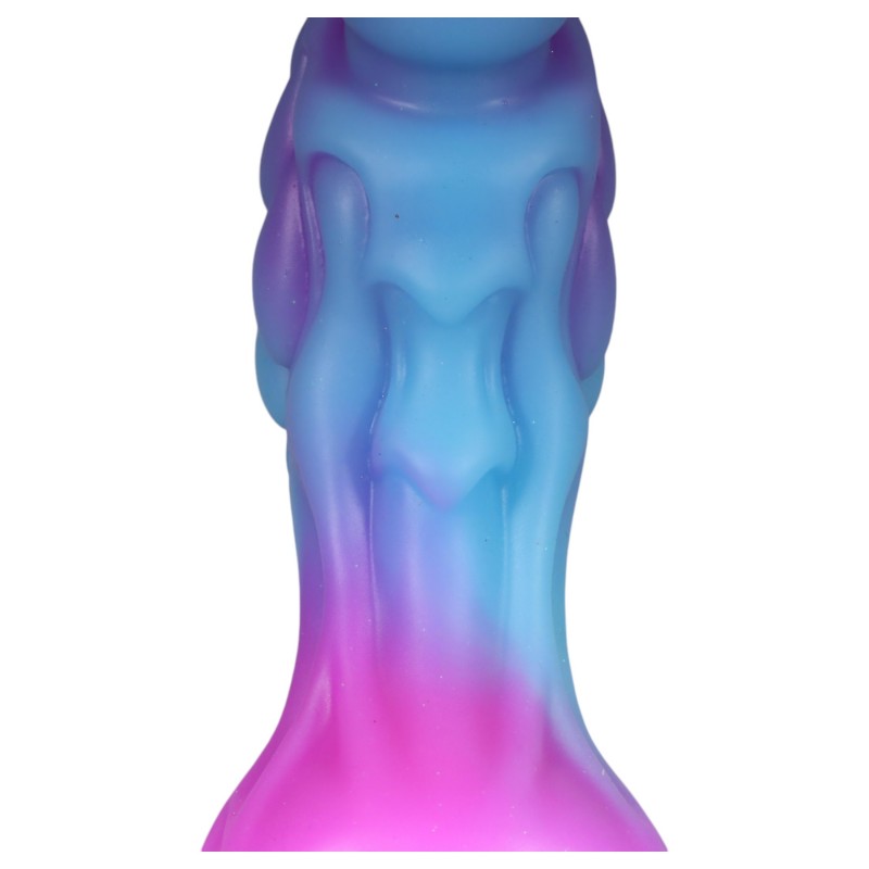 OgazR - világító sárkány dildó - 22 cm (lila-rózsaszín) 133788 termék bemutató kép