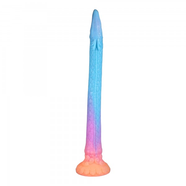 OgazR XXL Eel - fluoreszkáló anál dildó - 47 cm (pink)