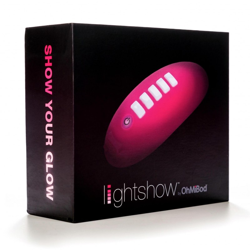 OHMIBOD Lightshow - okos csikló vibrátor fényjátékkal (pink) 117031 termék bemutató kép