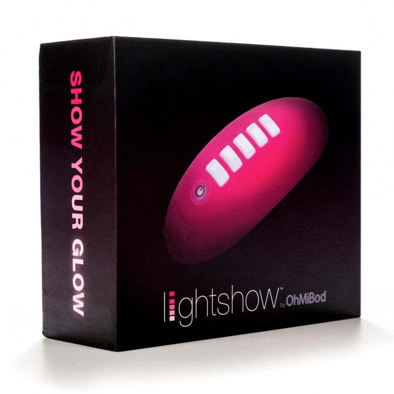 OHMIBOD Lightshow - okos csiklóvibrátor fényjátékkal (pink) 59468 termék bemutató kép
