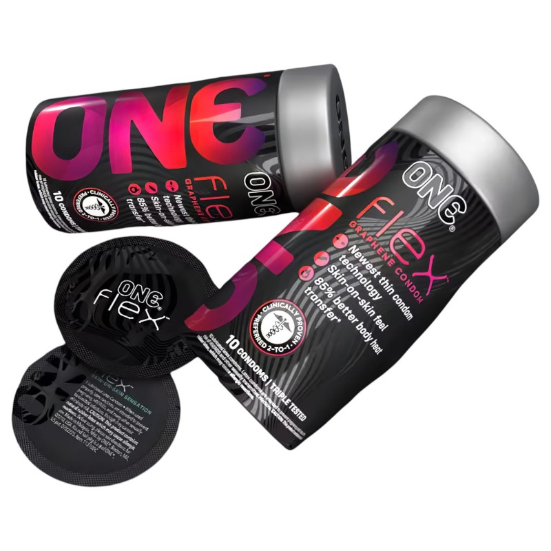 ONE Flex - grafén anyagú óvszer (12db) 124436 termék bemutató kép