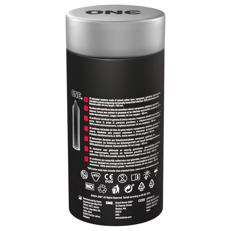 ONE Flex - grafén anyagú óvszer (12 db) 124439 termék bemutató kép