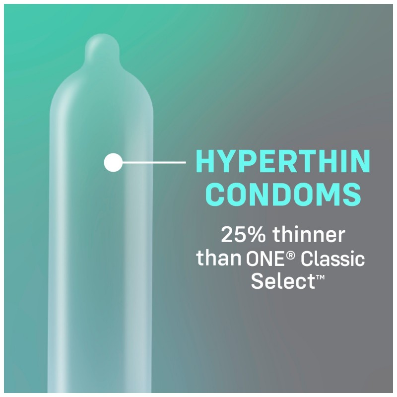 ONE Hyperthin - extra vékony óvszer (12 db) 134755 termék bemutató kép
