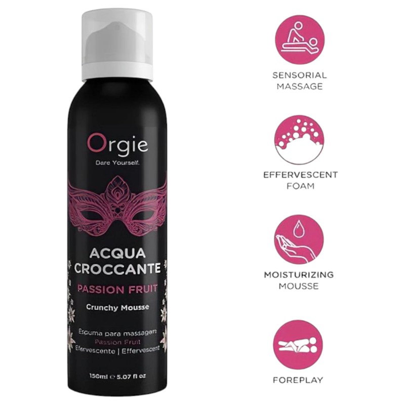 Orgie Acqua Croccante - erotikus masszázshab maracuja illattal (150 ml) 165781 termék bemutató kép