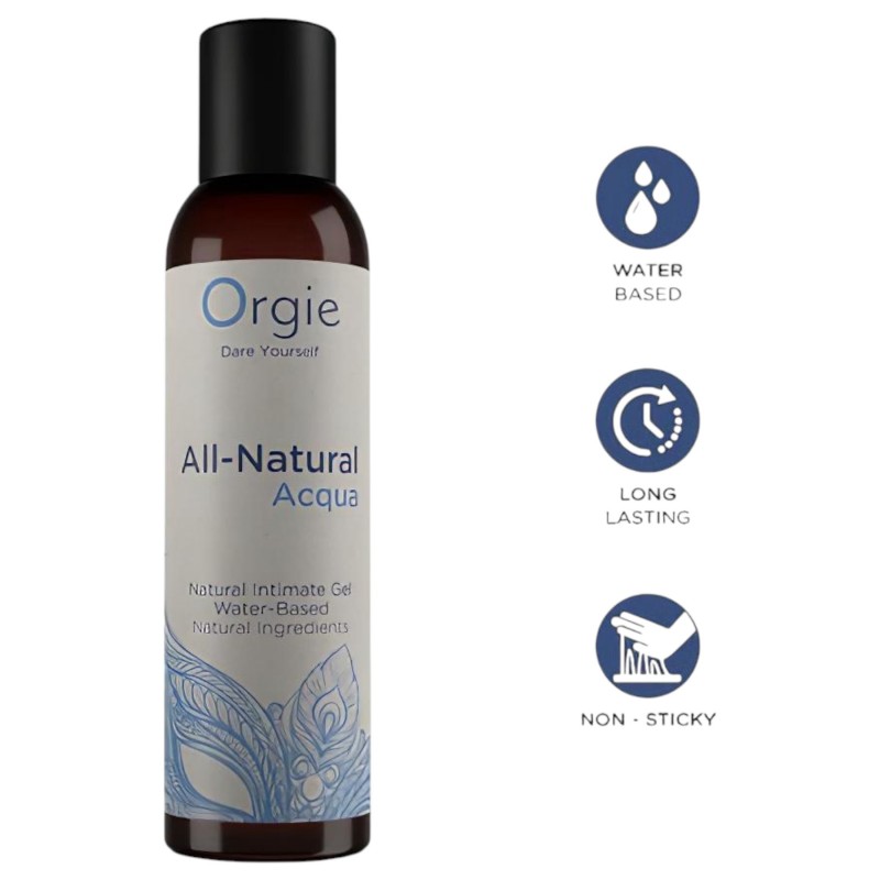 Orgie All Natural - vízbázisú síkosító gél (150ml) 118528 termék bemutató kép