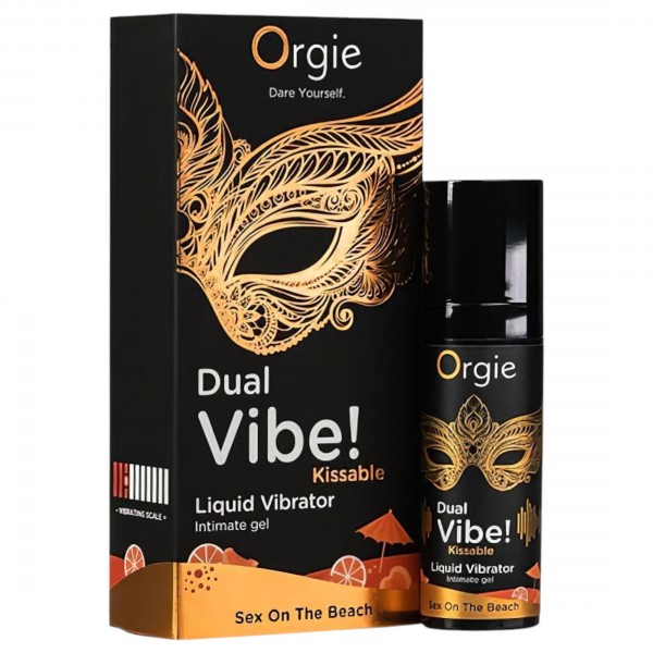Orgie Dual Vibe - unisex folyékony vibrátor - Sex on the Beach (15ml)
