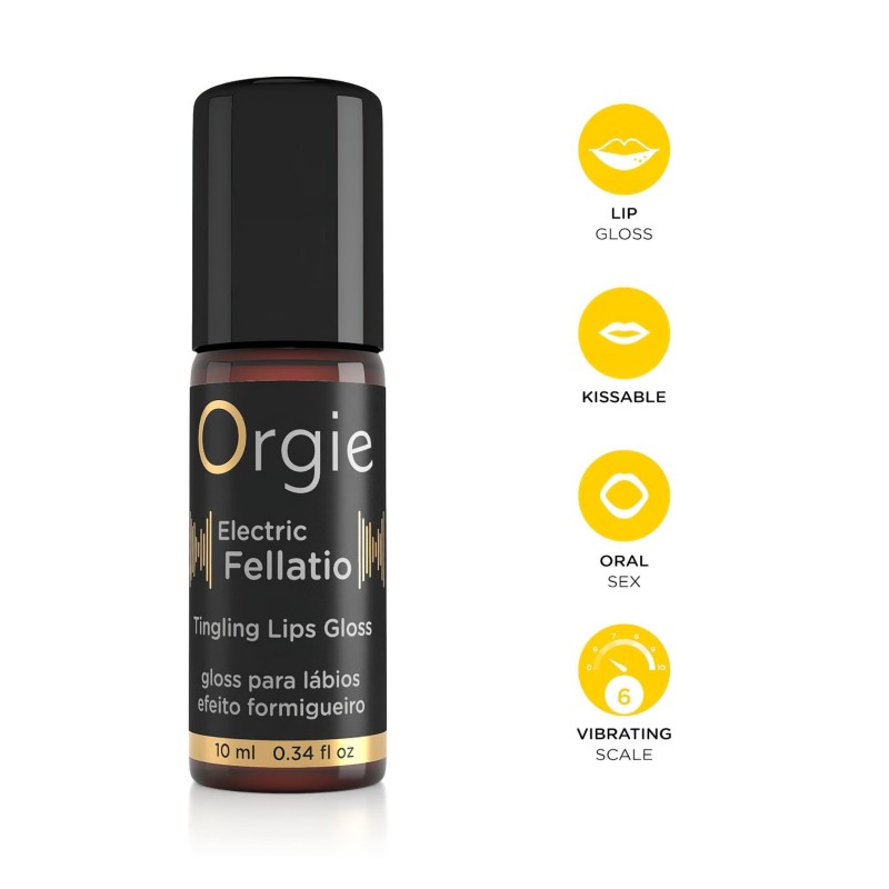 Orgie Electric Fellation - bizsergető szájfény (10 ml) 130597 termék bemutató kép