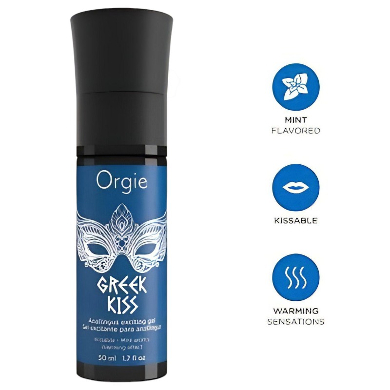 Orgie Greek Kiss - stimuláló anál gél (50ml) 119103 termék bemutató kép