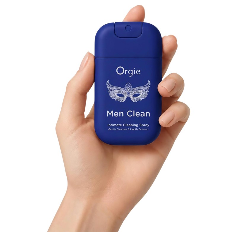 Orgie Men Clean - intim tisztító és frissítő spray férfiaknak (30ml) 171541 termék bemutató kép