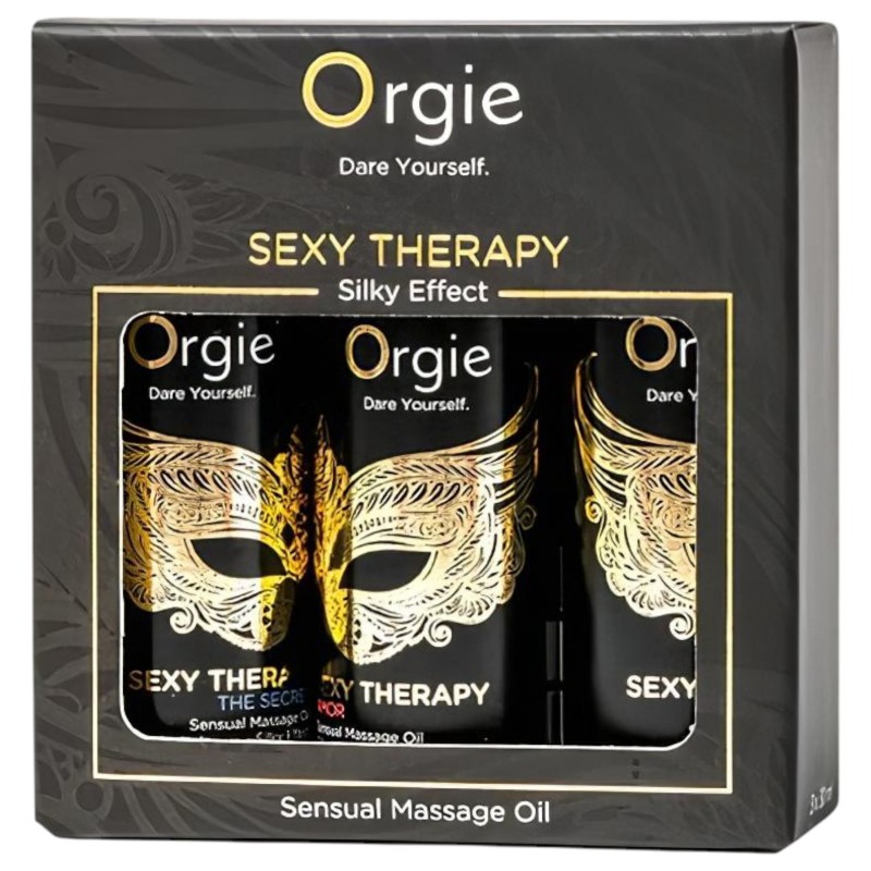 Orgie Sexy Therapy - érzéki masszázsolaj szett (3x30ml) 118507 termék bemutató kép