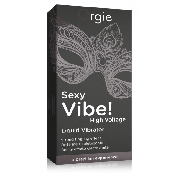 Orgie Sexy Vibe High Voltage - uniszex folyékony vibrátor (15ml)