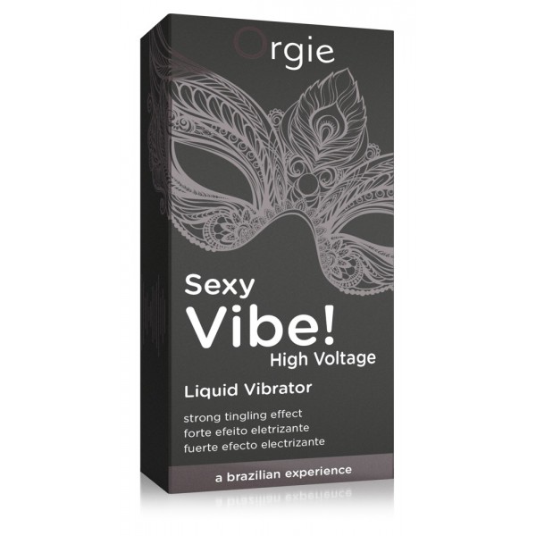Orgie Sexy Vibe High Voltage - unisex folyékony vibrátor (15ml)