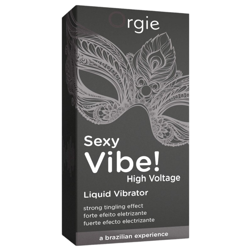 Orgie Sexy Vibe High Voltage - unisex folyékony vibrátor (15ml) 105822 termék bemutató kép