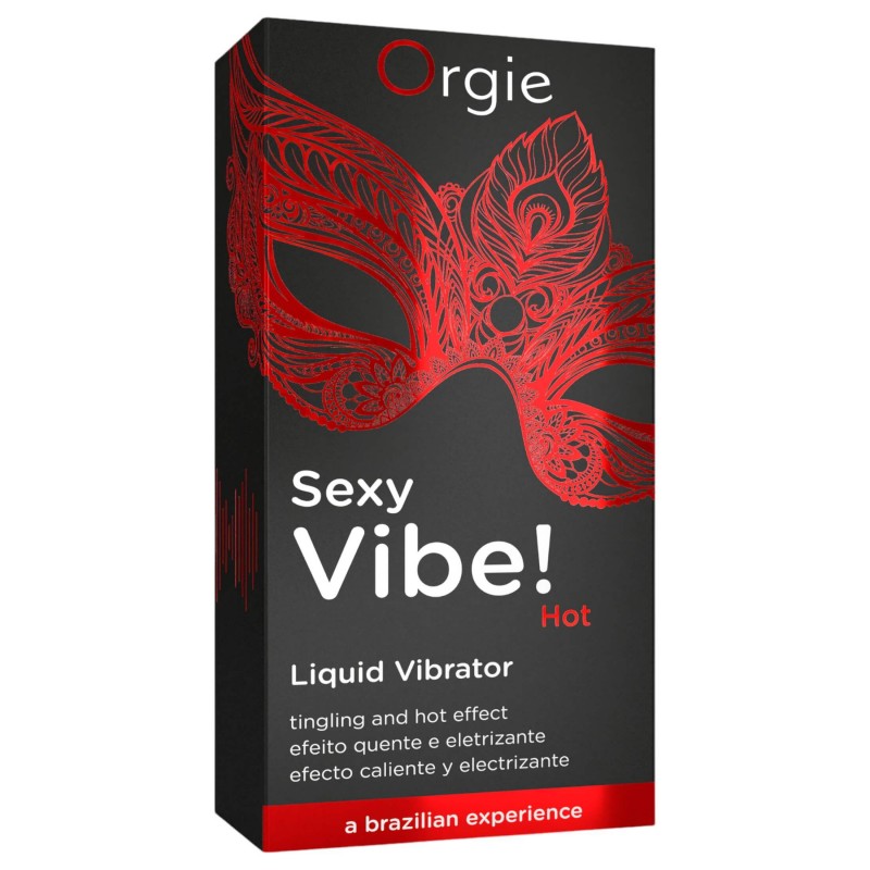 Orgie Sexy Vibe HOT - epres, melegítő folyékony vibrátor (15 ml) 130813 termék bemutató kép