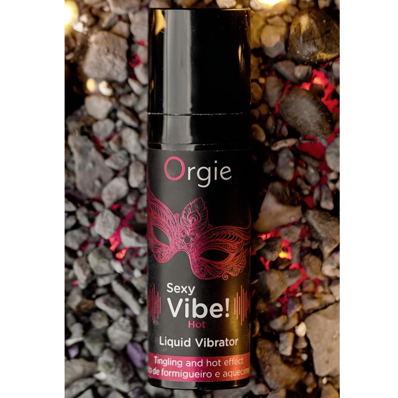 Orgie Sexy Vibe HOT - epres, melegítő folyékony vibrátor (15 ml) 130814 termék bemutató kép