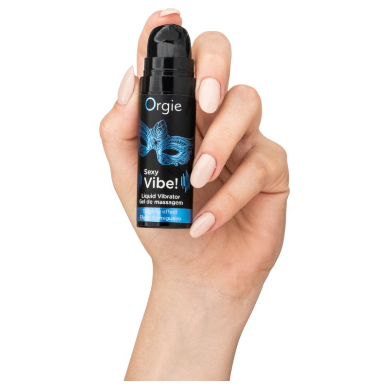 Orgie Sexy Vibe Liquid - unisex folyékony vibrátor (15 ml) 130498 termék bemutató kép