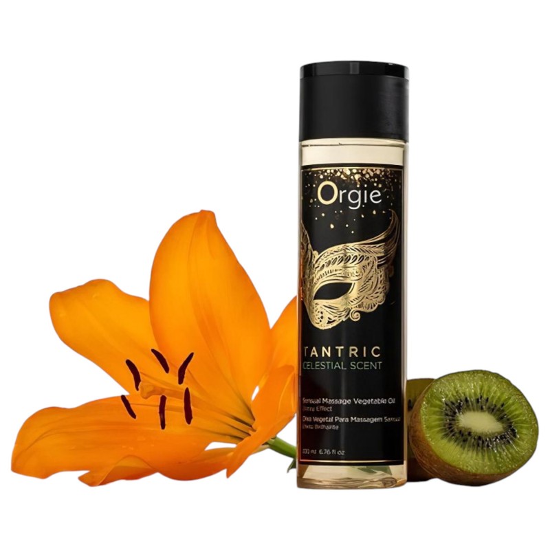 Orgie Tantric Celestial - érzéki masszázsolaj (200ml) 118426 termék bemutató kép
