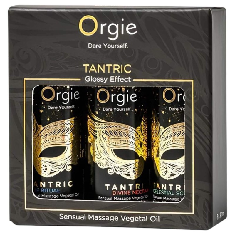 Orgie Tantric - érzéki masszázsolaj szett (3 × 30 ml) 140325 termék bemutató kép