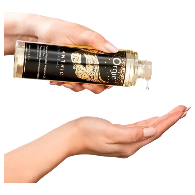 Orgie Tantric Love - érzéki masszázsolaj (200ml) 118429 termék bemutató kép