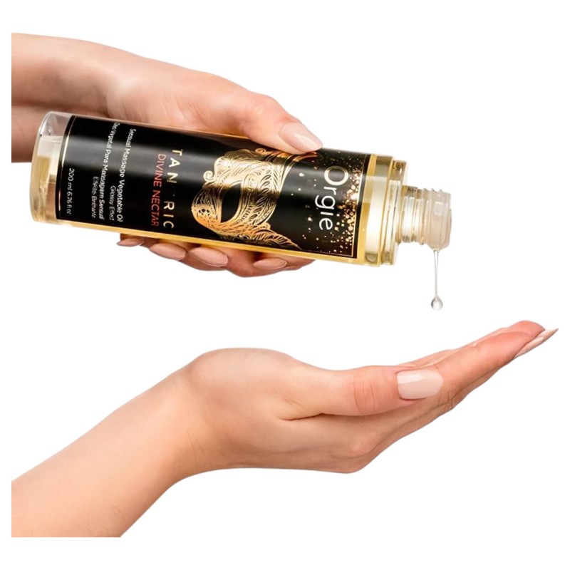 Orgie Tantric Nectar - érzéki masszázsolaj (200ml) 118421 termék bemutató kép
