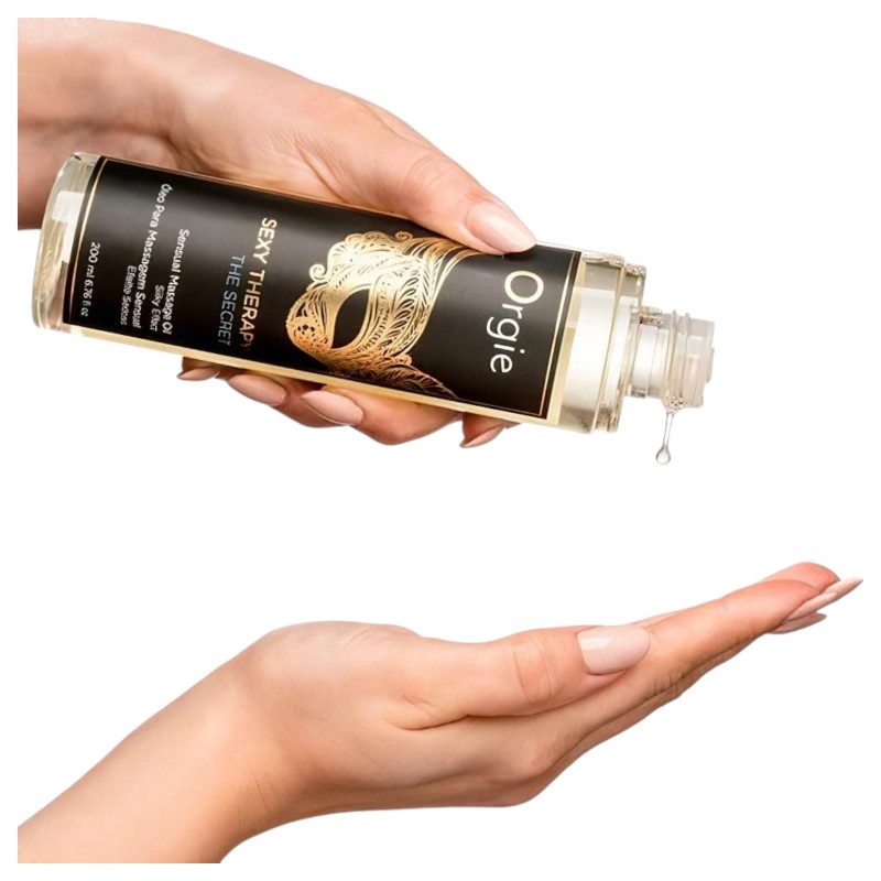 Orgie The Secret - érzéki masszázsolaj (200 ml) 129545 termék bemutató kép