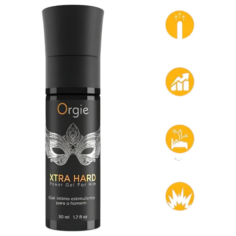 Orgie Xtra Hard - erekció fokozó gél férfiaknak (50 ml) 163608 termék bemutató kép