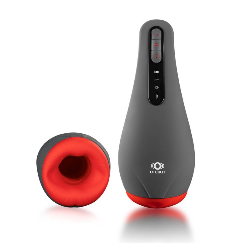 OTOUCH Airturn 2 - akkus szívó maszturbátor (fekete) 87882 termék bemutató kép