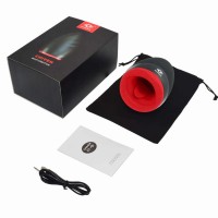 OTOUCH Chiven 2 - akkus rezgő száj maszturbátor (fekete) 74518 termék bemutató kép