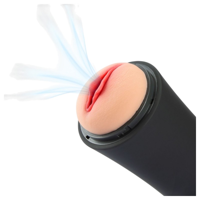 OTOUCH Inscup 4 - szívó-vibrációs maszturbátor férfiaknak (fekete) 168325 termék bemutató kép