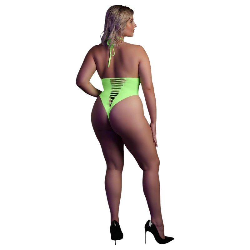 Ouch! - foszforeszkáló nyitott body (zöld) 160644 termék bemutató kép