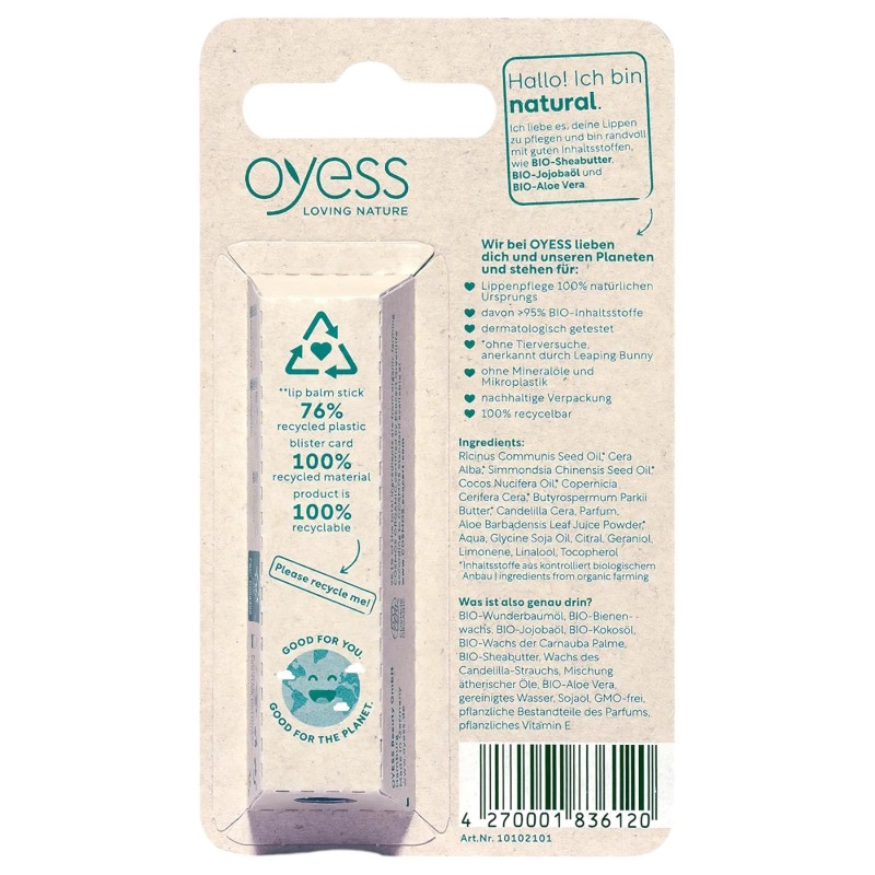Oyess BIO - szupergyümölcs ízű ajakápoló 100352 termék bemutató kép