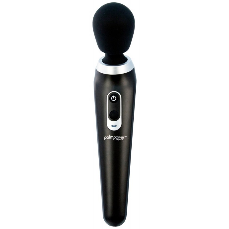 PalmPower Extreme Wand - akkus masszírozó vibrátor (fekete) 47070 termék bemutató kép