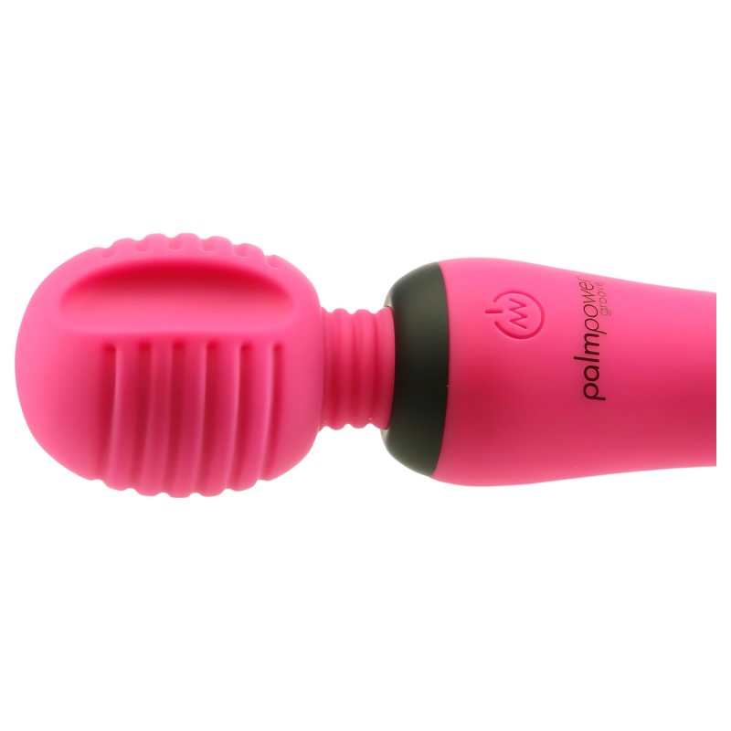 PalmPower Groove - akkus wand masszírozó vibrátor (pink) 155639 termék bemutató kép
