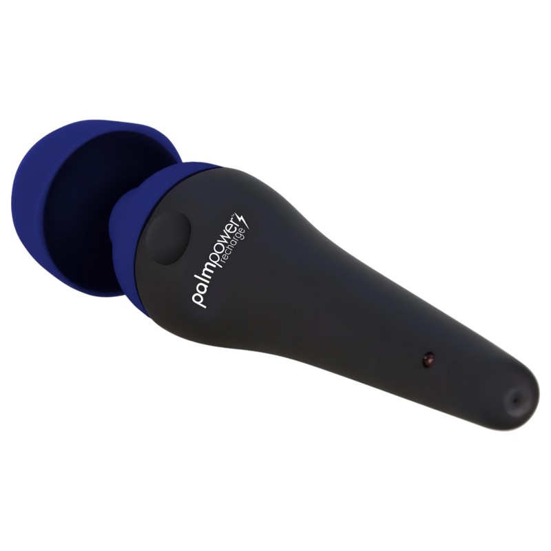 PalmPower recharge - akkus wand masszírozó vibrátor (kék) 164692 termék bemutató kép