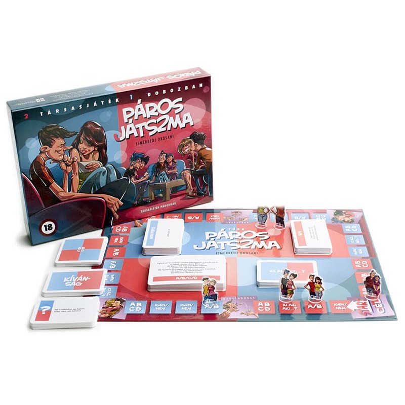 Páros játszma - Ismerkedj okosan társasjáték felnőtteknek 7183 termék bemutató kép
