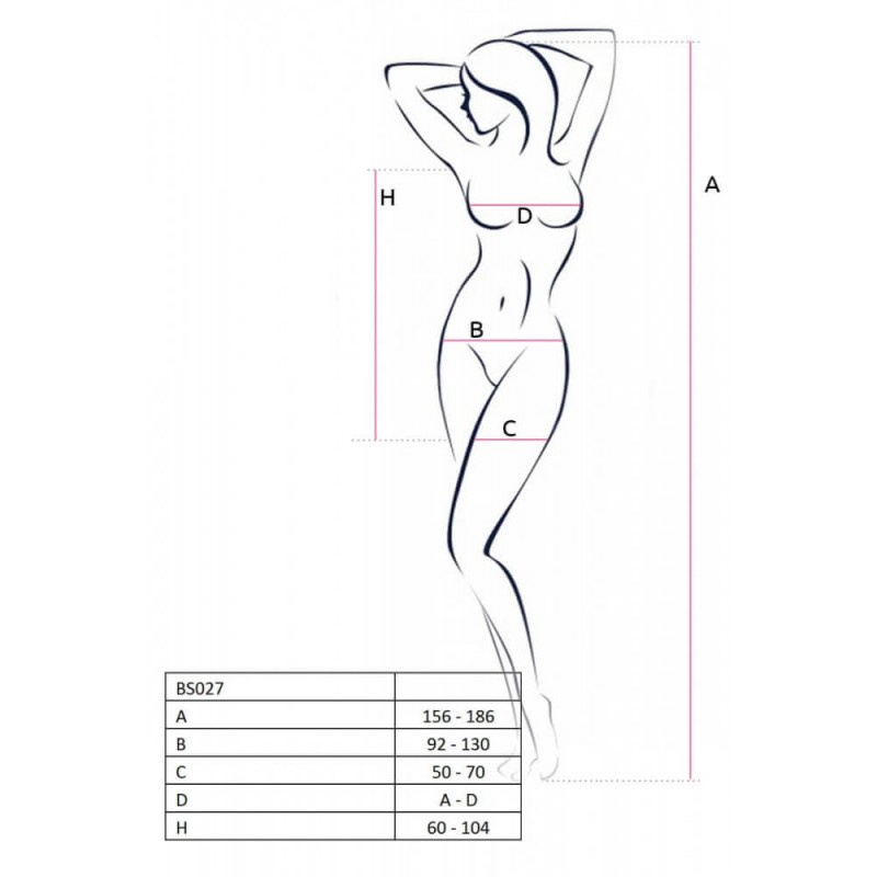 Passion BS027 - necc miniruha (fehér) - S-L 87815 termék bemutató kép