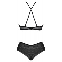 Passion Eco Kerria - csipke bikini szett (fekete) 56631 termék bemutató kép