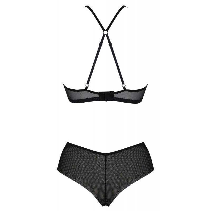 Passion Eco Kerria - csipke bikini szett (fekete) 79441 termék bemutató kép