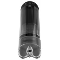 PDX Elite Extender Pro - akkus szívó-rezgő műpunci (fekete) 33400 termék bemutató kép