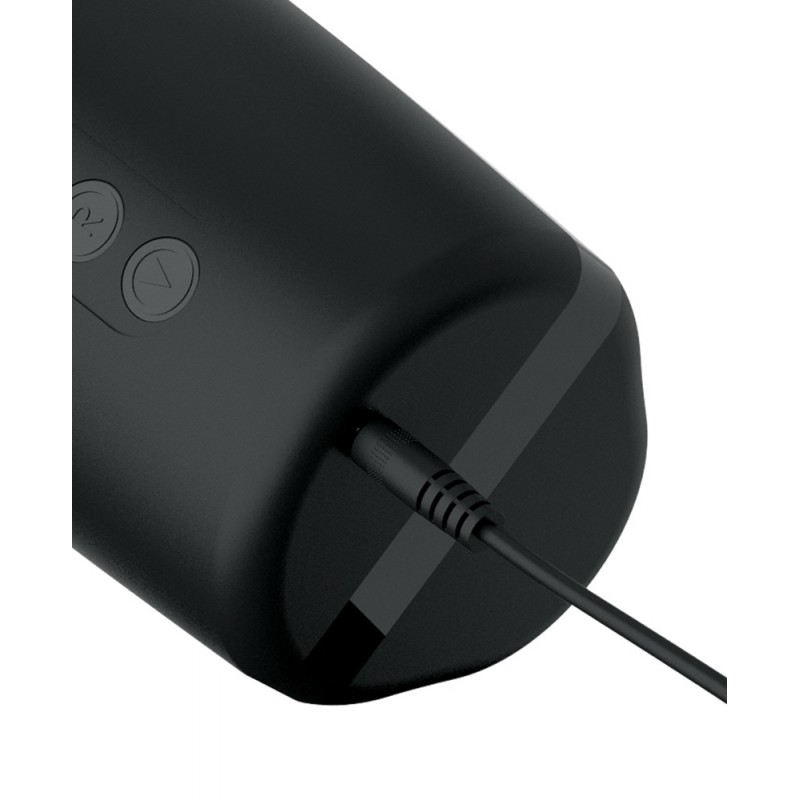 PDX Elite Moto Bator 2 - szívó, fel-le mozgó műpunci (fekete) 80593 termék bemutató kép