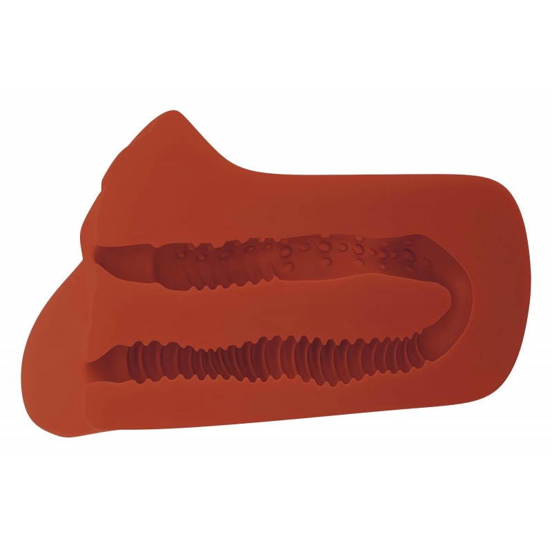 PDX Pick Your Pleasure - 2in1 élethű maszturbátor (barna) 112911 termék bemutató kép