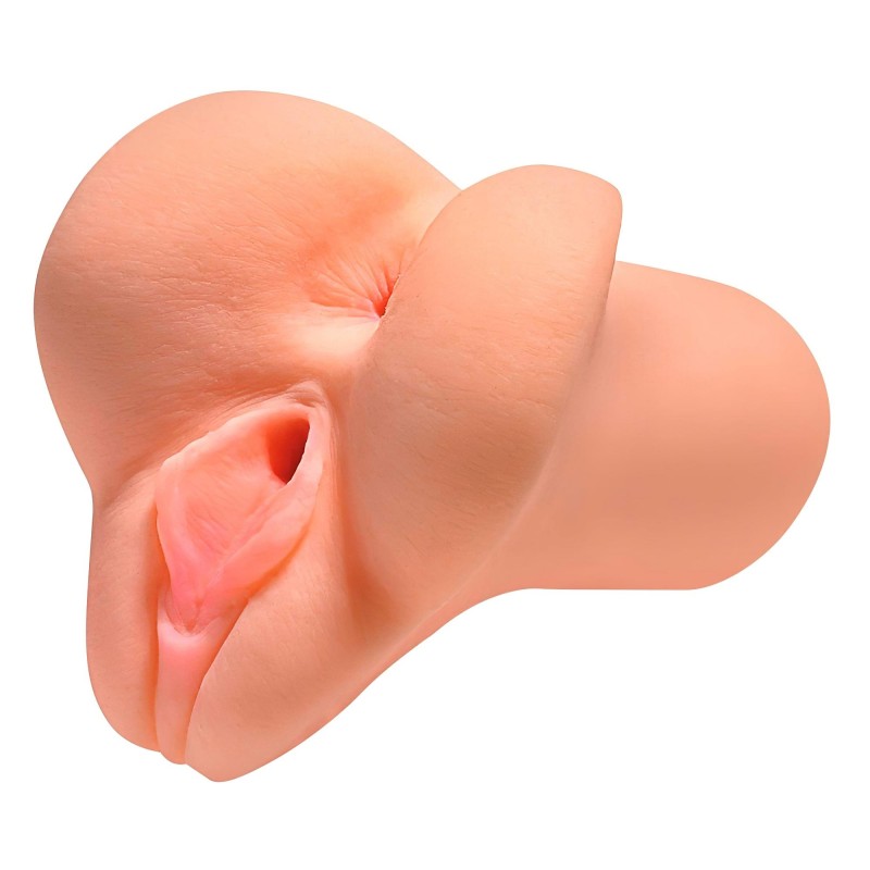 PDX Pick Your Pleasure - 2in1 élethű maszturbátor férfiaknak (testszínű) 158853 termék bemutató kép