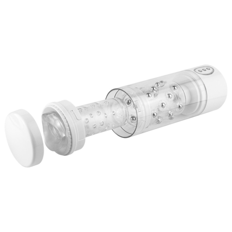 PDX Roto-Bator - vibrációs szájmaszturbátor (fehér) 127224 termék bemutató kép