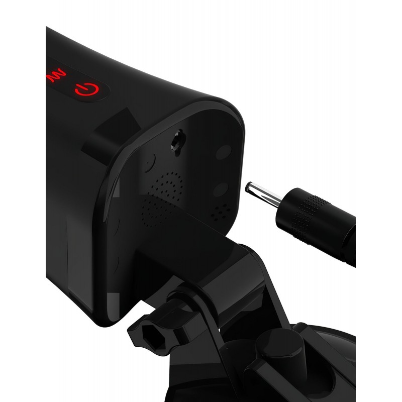 PDX Super Stroker - rezgő, nyögő műpunci (natúr-fekete) 101727 termék bemutató kép