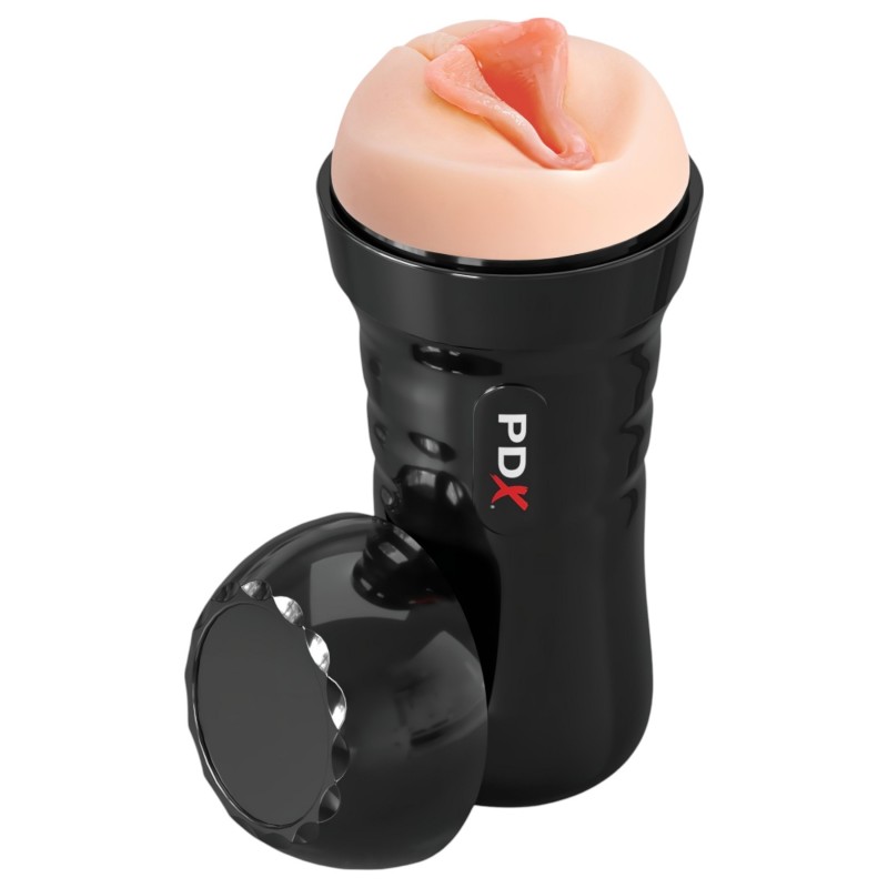 PDX Wet Pussies Super Luscious Lips - élethű műpunci maszturbátor (testszínű) 164707 termék bemutató kép