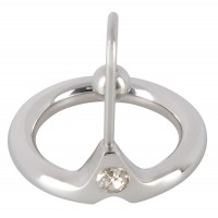 Penisplug - csillogó makkgyűrű gömbös húgycsőtágítóval (ezüst) 33969 termék bemutató kép