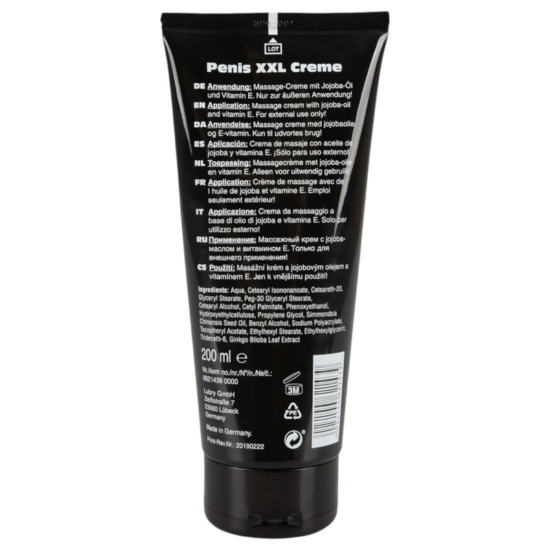 Pénisz XXL - intim péniszkrém férfiaknak (200 ml) 158002 termék bemutató kép